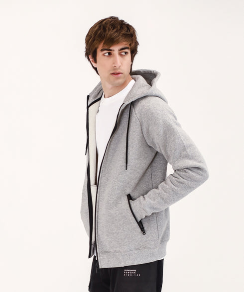Men's Basic Zipper Hoodie